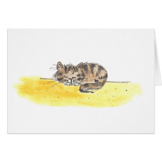 Sleeping Cat Cards (Front Horizontal)