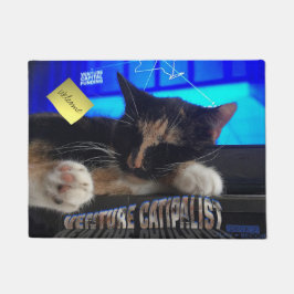 Sleeping Cat Doormat