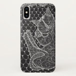 Sleeping Cat Lace Doily (b&amp;w) On Case-mate Iphone Xs Case at Zazzle