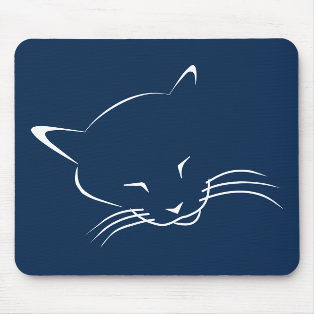 Sleeping cat mouse pad (Front)