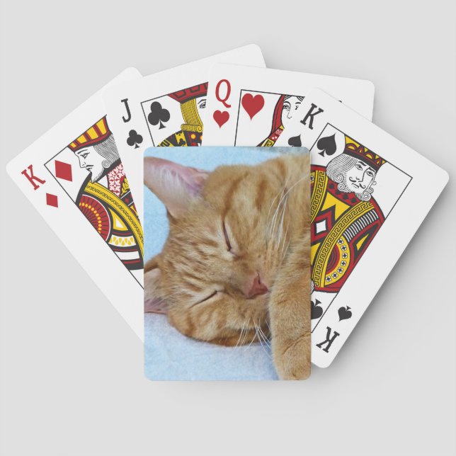 Sleeping Cat Poker Cards (Back)