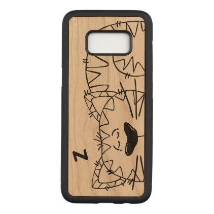 Sleeping Cat: Relax and have fun Carved Samsung Galaxy S8 Case