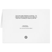 Sleeping Cat - Serenity Cards (Back Horizontal)
