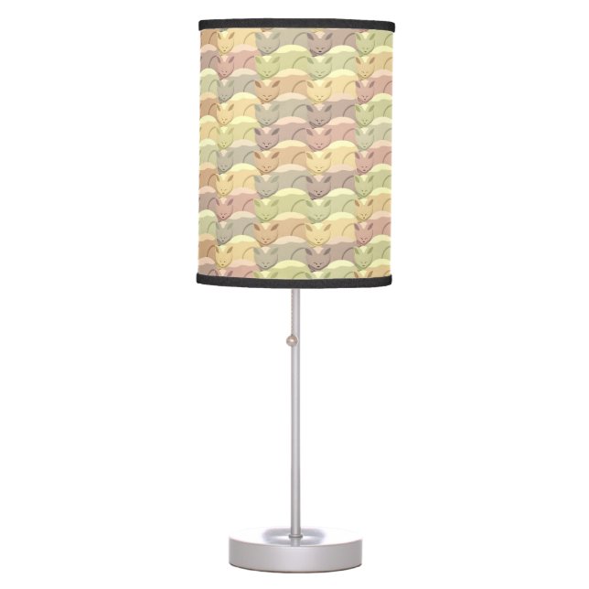 Sleeping Cats Table Lamp (Front)