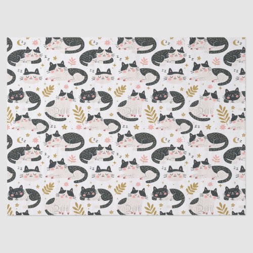 Sleeping Cats Tissue Paper