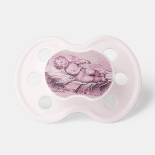 SLEEPING CHILD Pink Pacifier