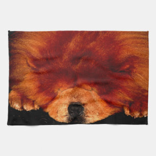 Sleeping Chow Chow ktm Kitchen Towel