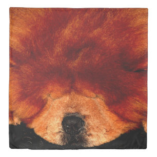Sleeping Chow Chow qccnm Duvet Cover