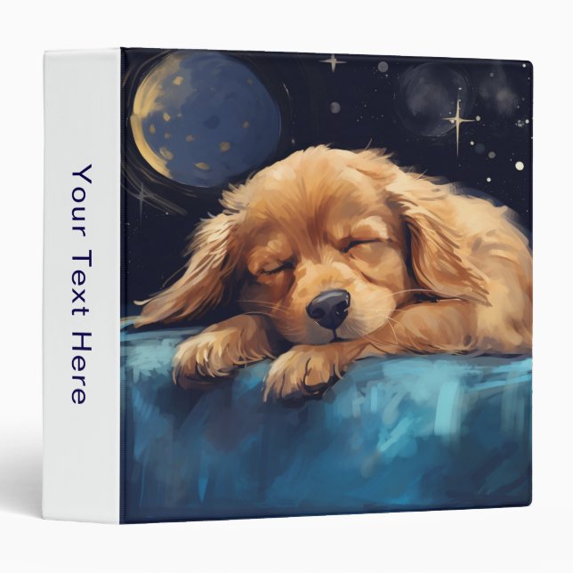 Sleeping Dog 3 Ring Binder (Front/Spine)