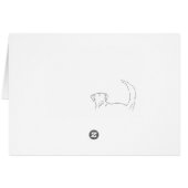 sleeping dog cards (Back Horizontal)