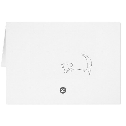 sleeping dog cards (Back Horizontal)