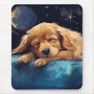 Sleeping Dog Mouse Pad