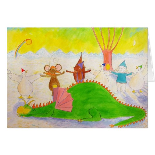 sleeping dragon cards (Front Horizontal)