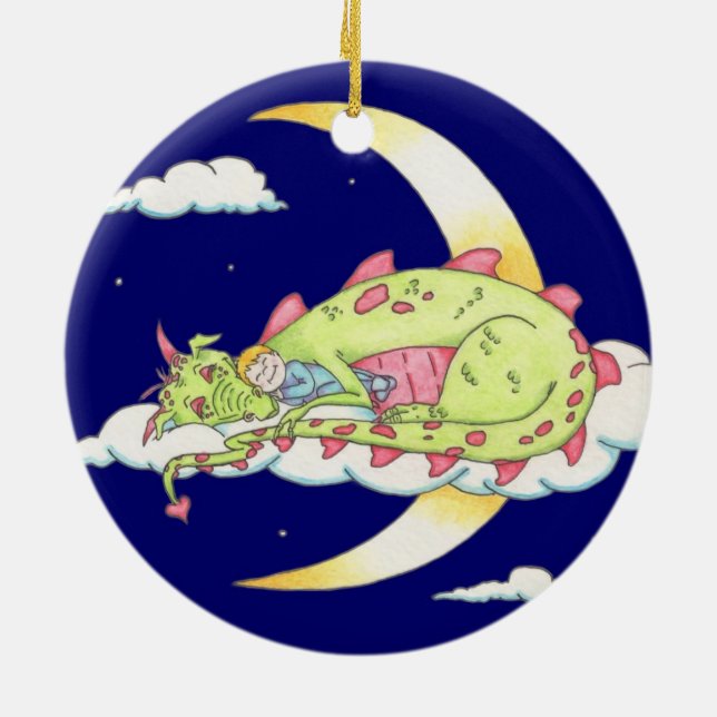 Sleeping Dragon Ornament (Back)