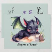 Sleeping Dragon with Green Wings (Front/Back)