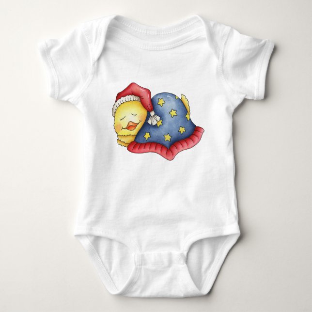 Sleeping Duck Baby Bodysuit (Front)