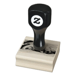 Sleeping elephant seal rubber stamp