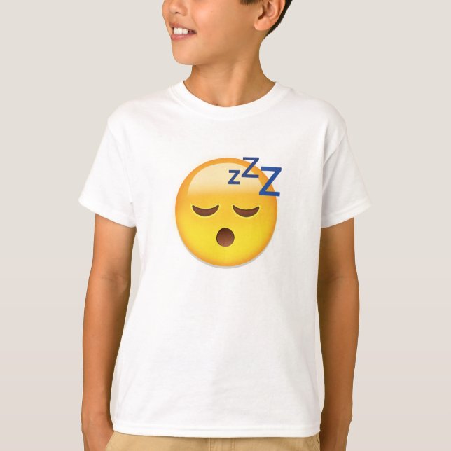 Sleeping Face Emoji T-Shirt (Front)