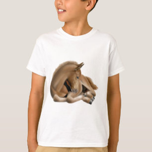 Sleeping Foal Kids Sweatshirt T-Shirt