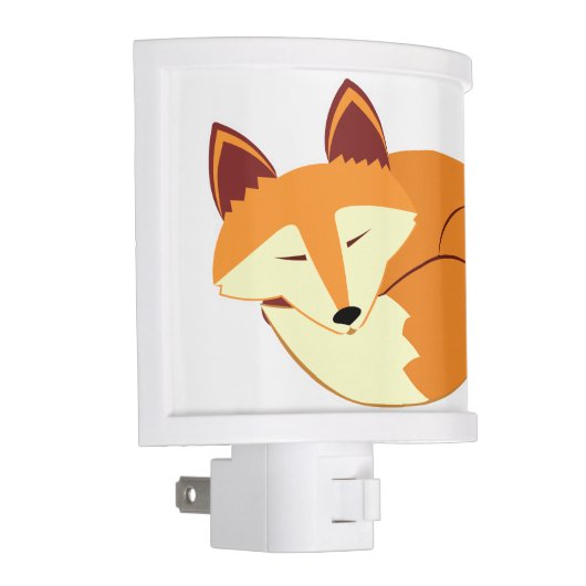 Sleeping Fox Cartoon Night Light (Right)