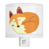 Sleeping Fox Cartoon Night Light (Front)