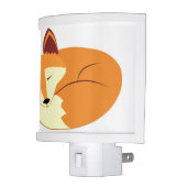 Sleeping Fox Cartoon Night Light (Left)