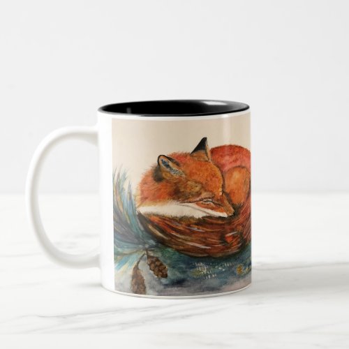 Sleeping Fox Coffee Mug