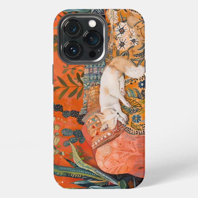 Sleeping Fox Iphone Case (Back)