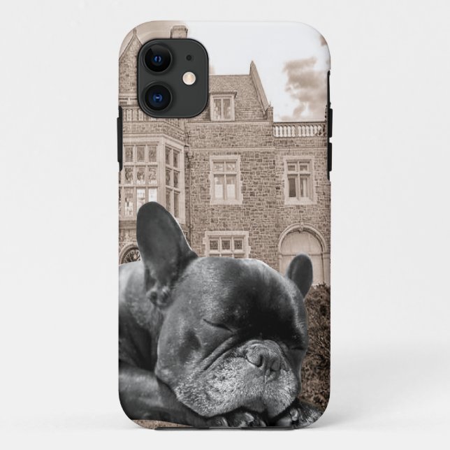 Sleeping French Bulldogs Case-Mate iPhone Case (Back)