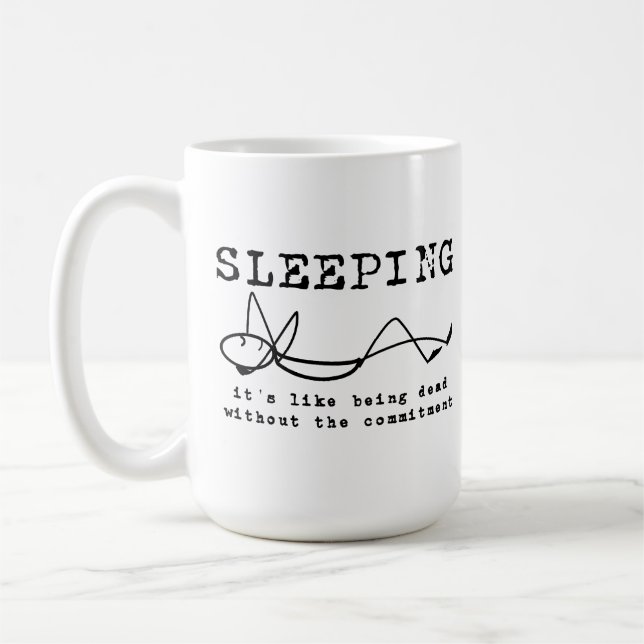 Sleeping Funny Mug (Left)