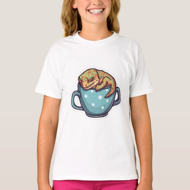 Sleeping gecko T-Shirt (Front)