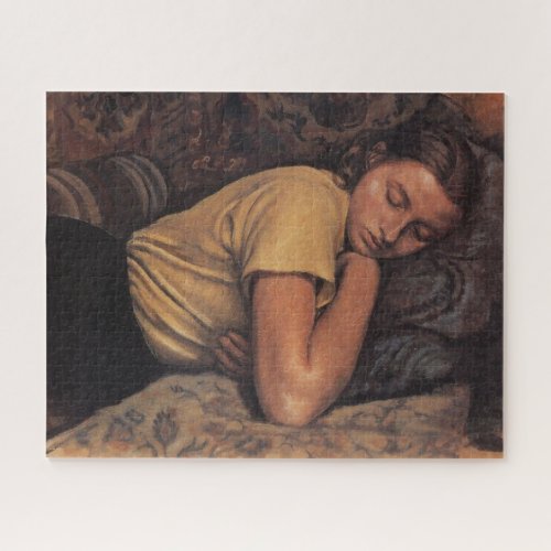 Sleeping Girl by Serebriakova Jigsaw Puzzle