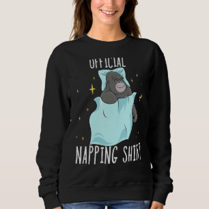 Sleeping Gorilla Pajamas Sleepyhead Sweatshirt