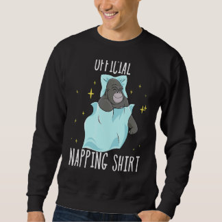 Sleeping Gorilla Pajamas Sleepyhead Sweatshirt