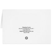 Sleeping Gracie Cards (Back Horizontal)
