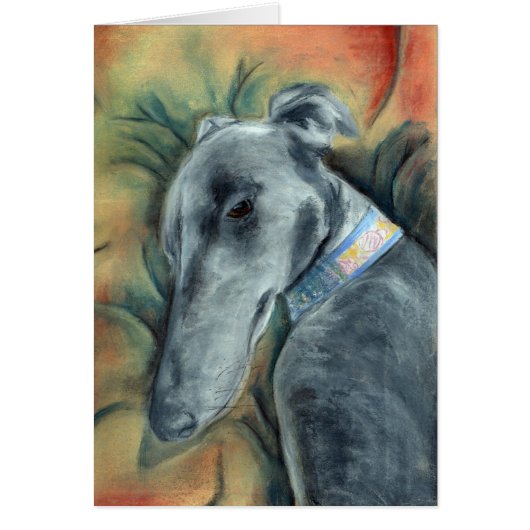 Sleeping Greyhound (a392) Cards (Front)