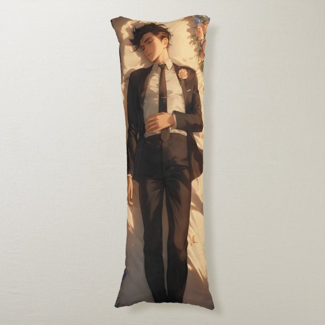 Sleeping Groom Ikemen Anime Body Pillow (Front Vertical)