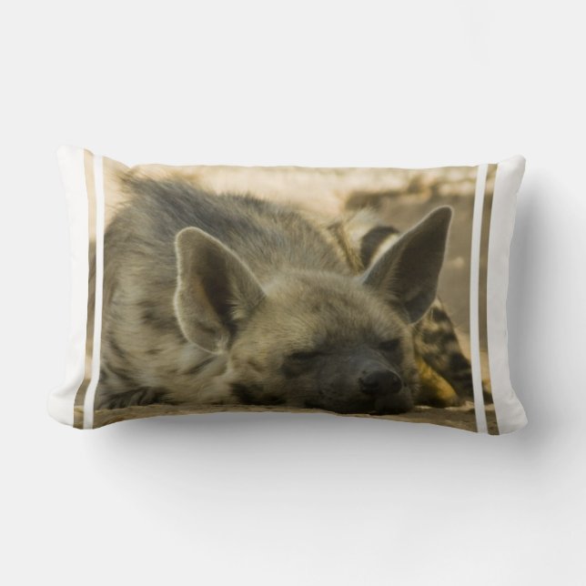 Sleeping Hyena Pillow (Front)