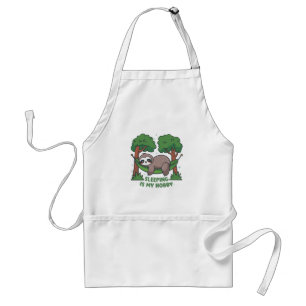 Sleeping is my hobby Adult Apron