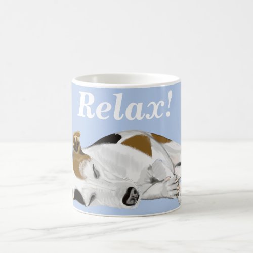 Sleeping Jack Russell Coffee Mug