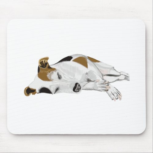 Sleeping Jack Russell Mouse Pad