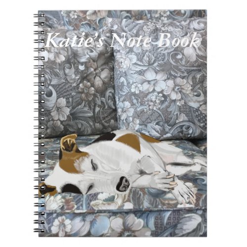 Sleeping Jack Russell Notebook