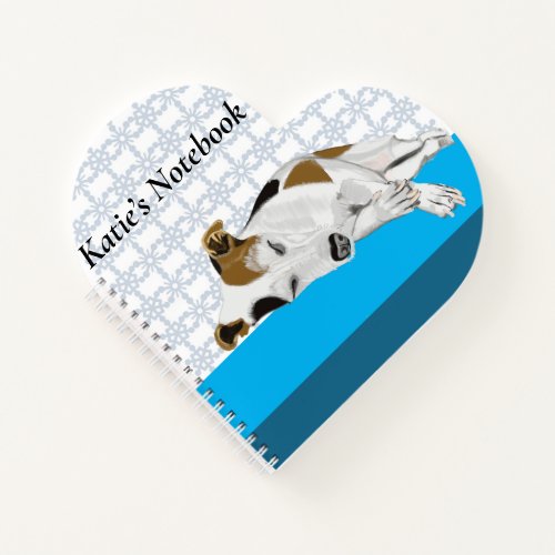 Sleeping Jack Russell Notebook