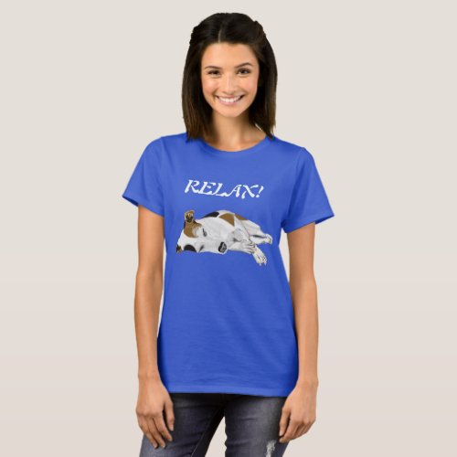 Sleeping Jack Russell T_Shirt