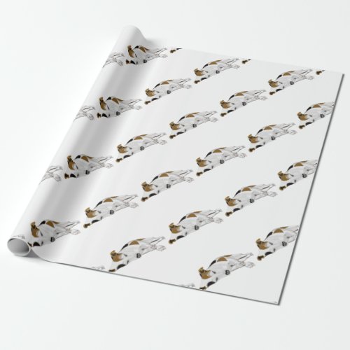 Sleeping Jack Russell Wrapping Paper