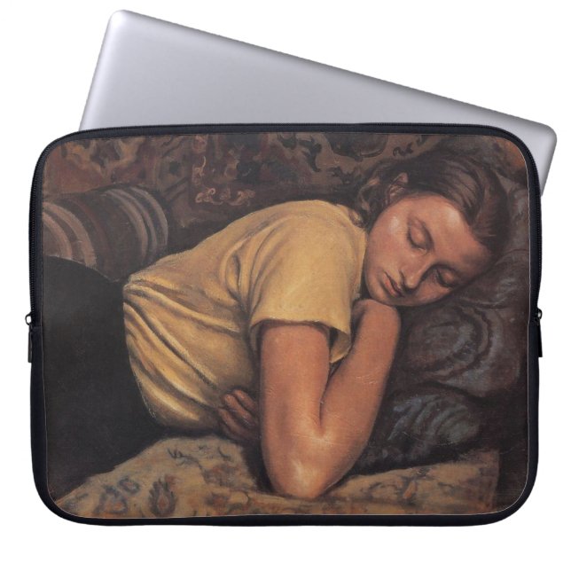 Sleeping Katya (by Serebriakova) Laptop Sleeve (Front)