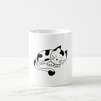 Sleeping Kitten Coffee Mug