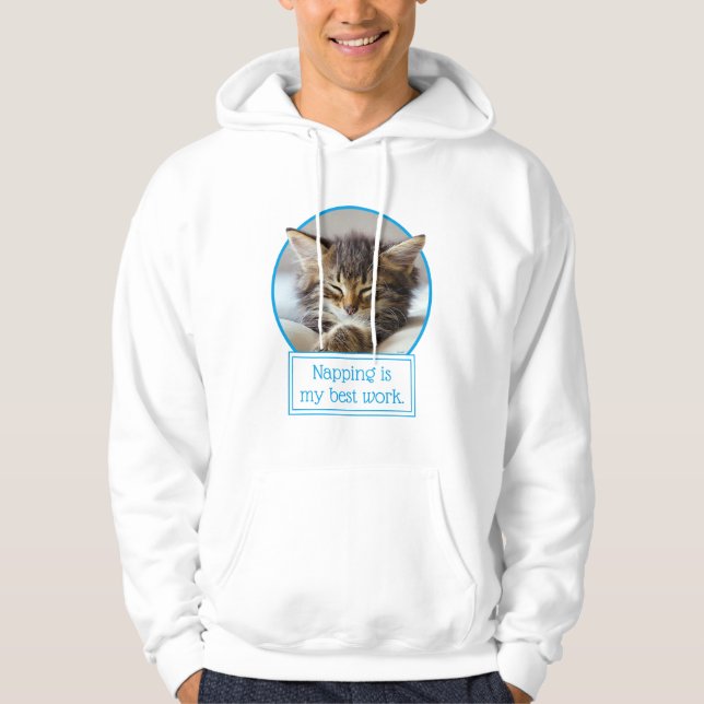 Sleeping Kitten Hoodie (Front)