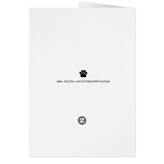 Sleeping Kitten Illustration (Back)