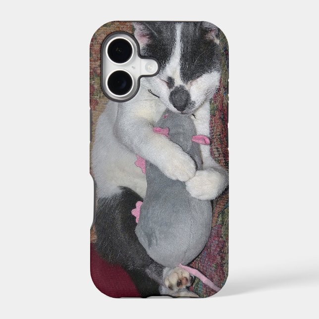 Sleeping Kitten Iphone Case (Back)